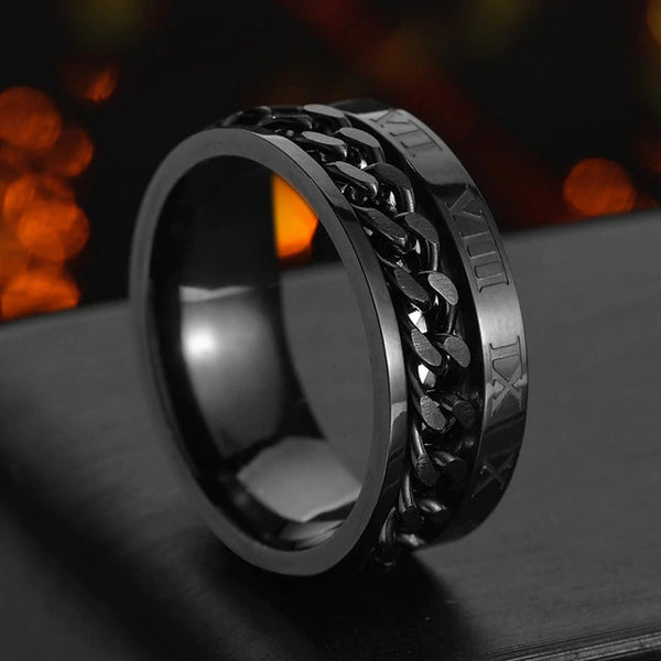 Titanium Roman Ring