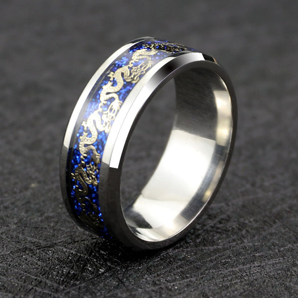 Dragon Engraved Ring