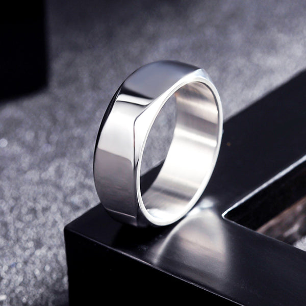 Titanium Signet Ring