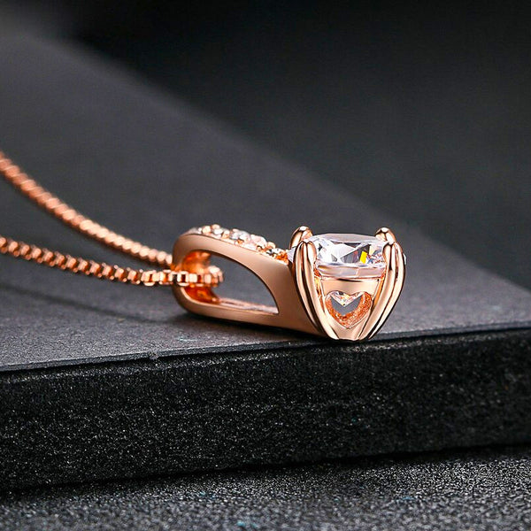 18k Plated Rose Gold Necklace