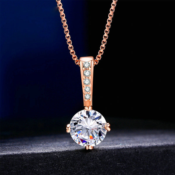 18k Plated Rose Gold Necklace