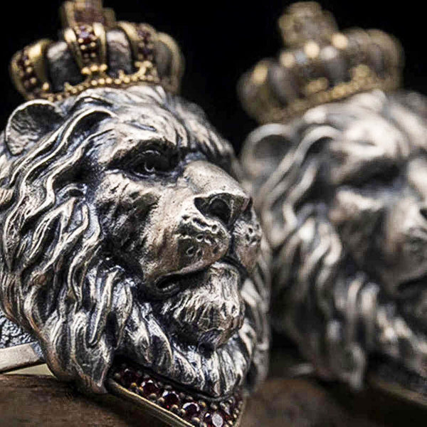 Leo Crown Ring