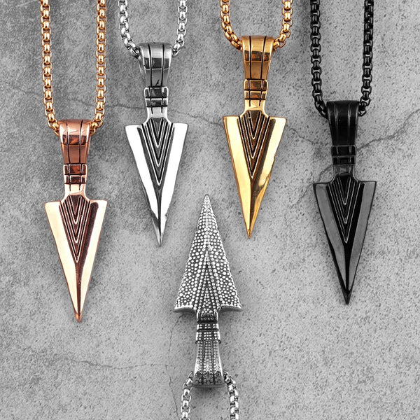 Titanium Arrow Necklace