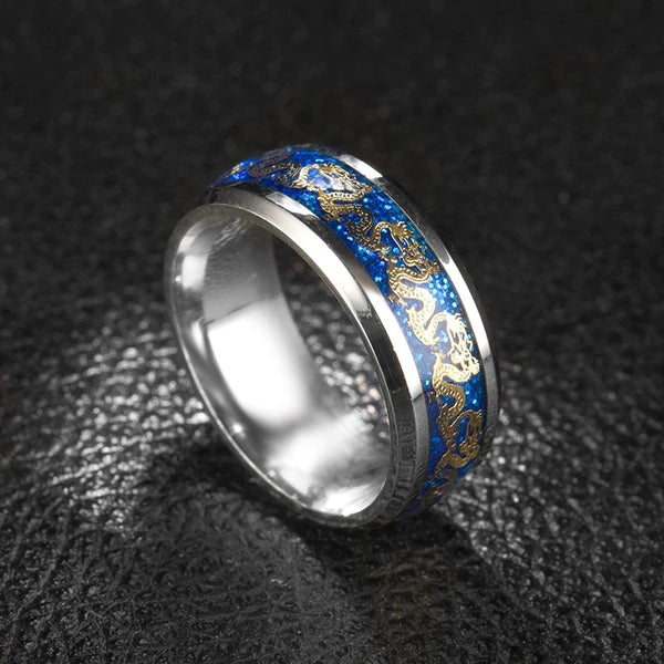 Dragon Engraved Ring