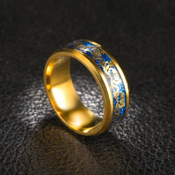 Dragon Engraved Ring