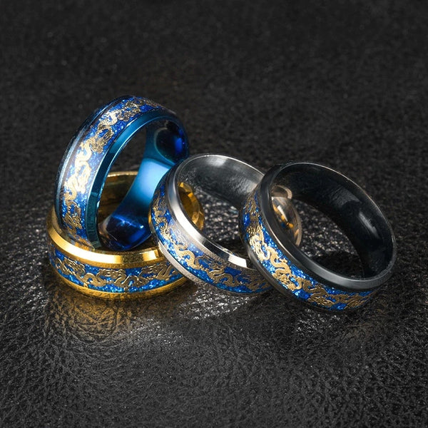 Dragon Engraved Ring