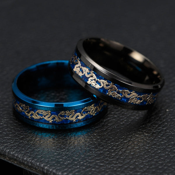 Dragon Engraved Ring