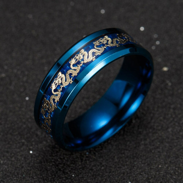 Dragon Engraved Ring