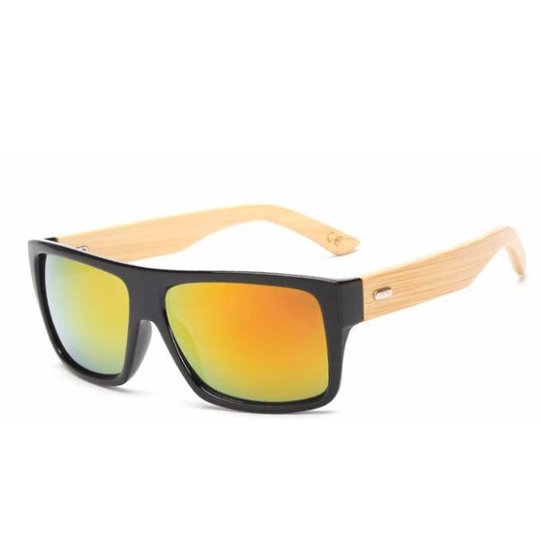 Rectangle Bamboo Sunglasses