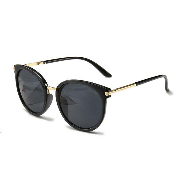 Flat Lens Cat Eye Sunglasses