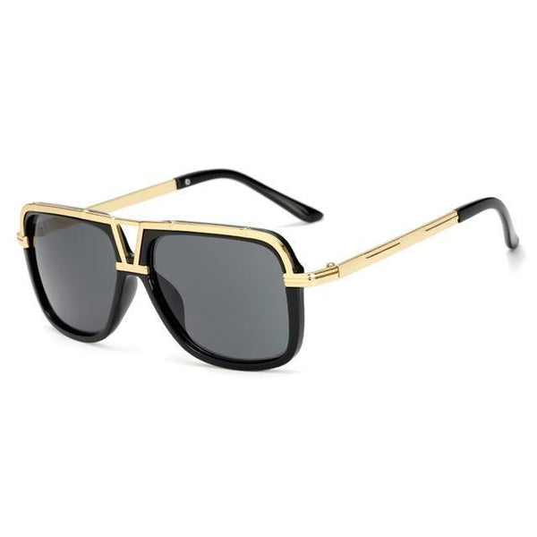 Gold Bridged Sunglasses