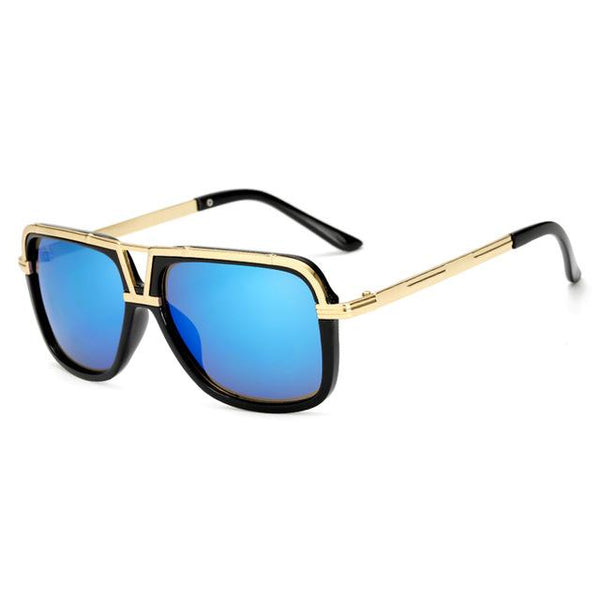 Gold Bridged Sunglasses