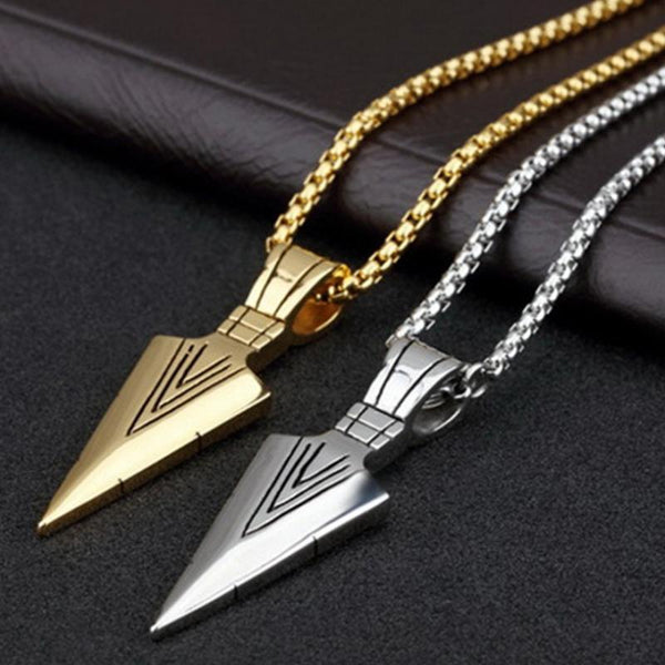 Titanium Arrow Necklace