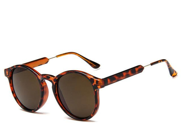 Transparent Frame Retro Sunglasses