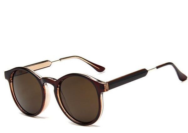 Transparent Frame Retro Sunglasses