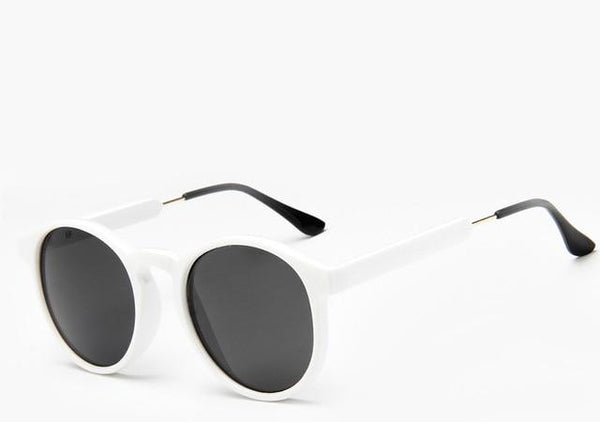 Transparent Frame Retro Sunglasses