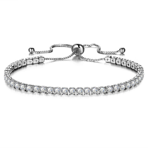 Cubic Zirconia Gem Paved Bracelet