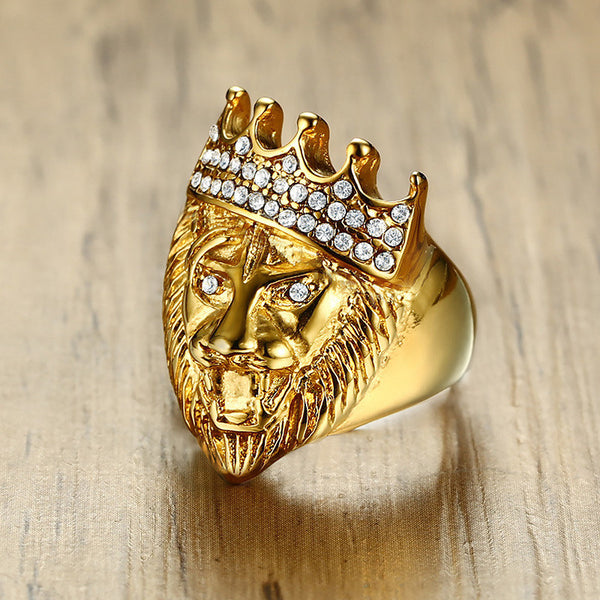 Lion Crown Ring