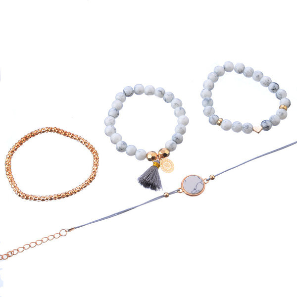 Handmade Marble Bracelet Set